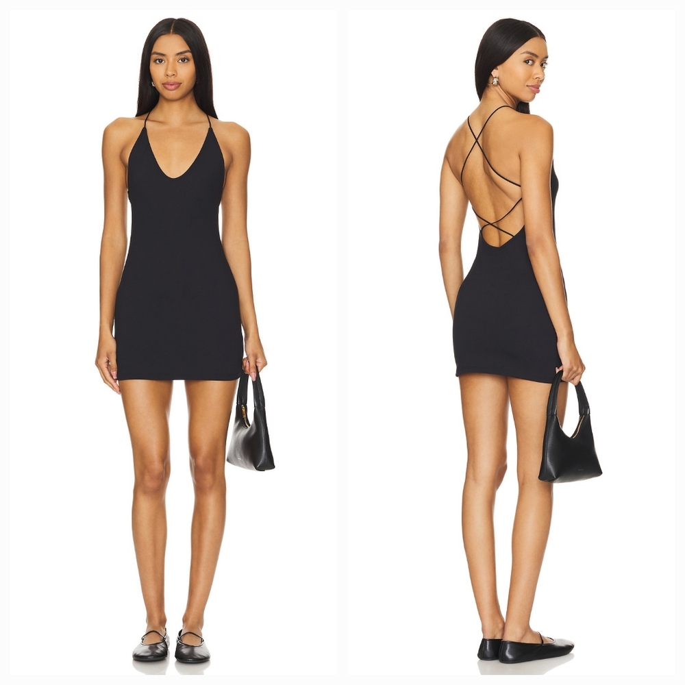 Free People Black Mini Dress
